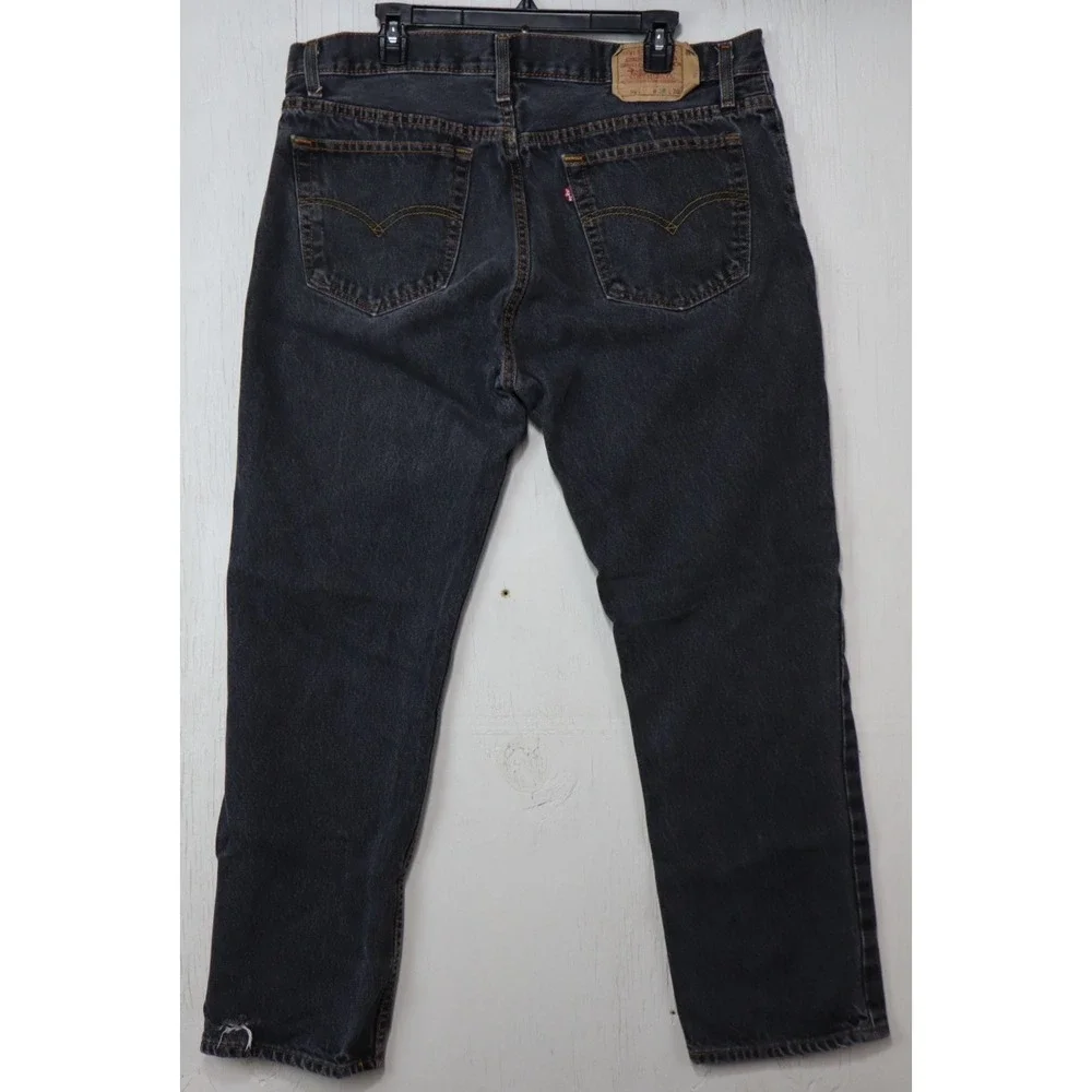 Vintage Levis 501 XX  Jeans Mens Size 38x30 Gray USA Made Button Fly Y2K Vintage